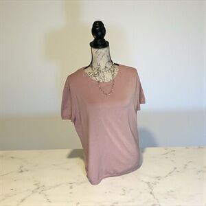Premise Dusty Pink Short Sleeve Top